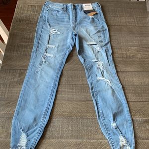 High Rise Ankle Denim Jegging